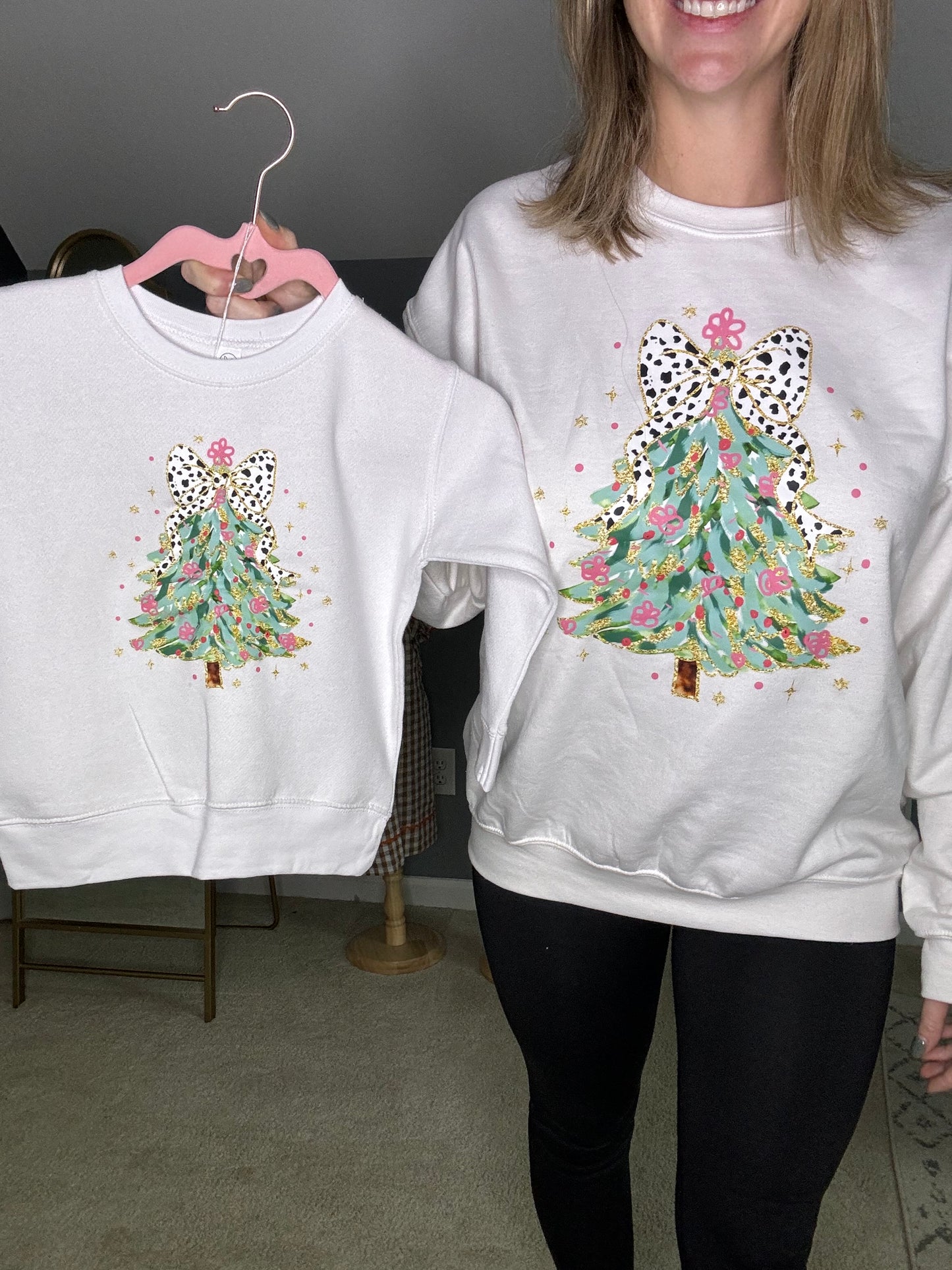 Leopard Christmas Tree Sweatshirt