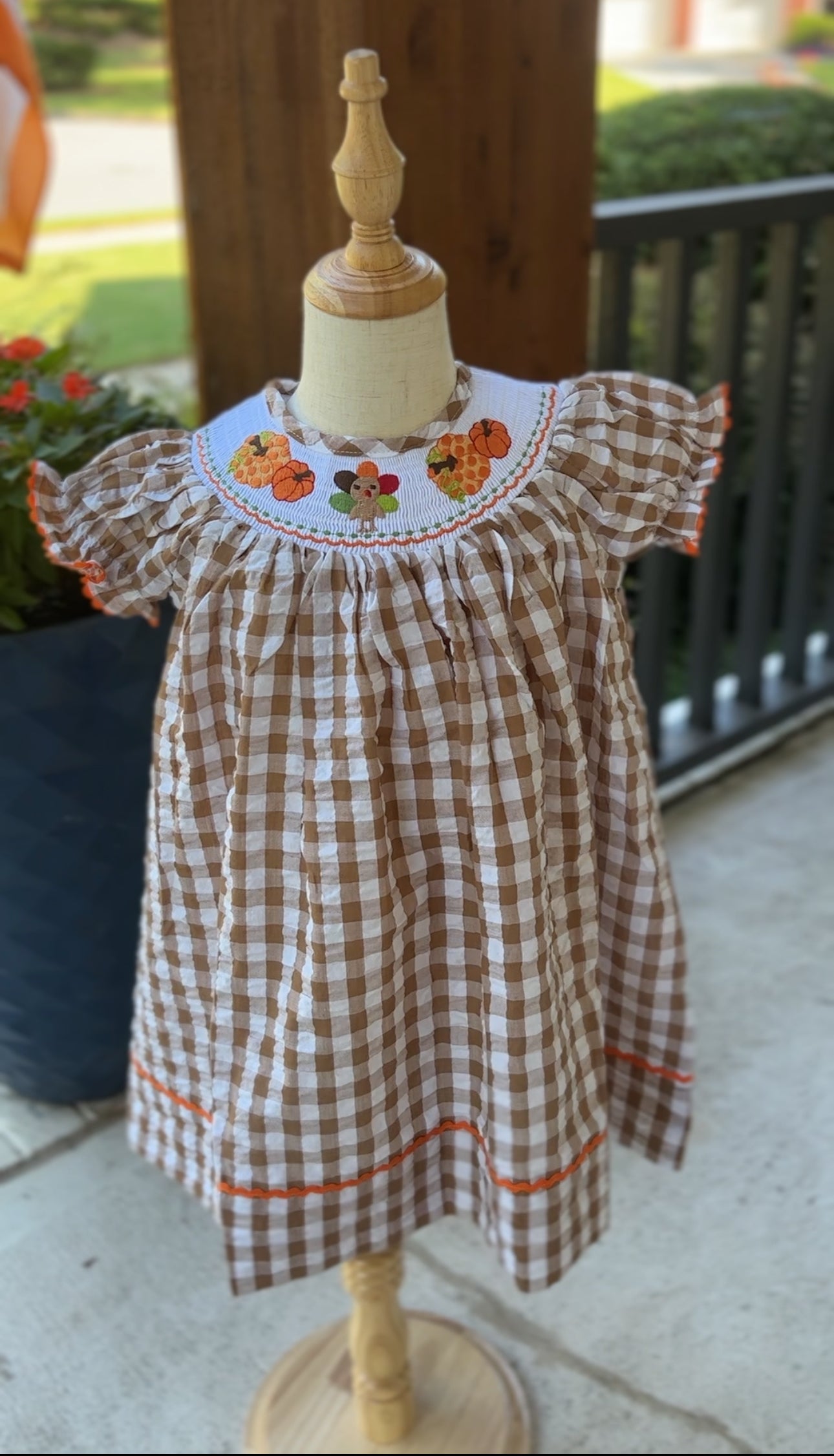 Tessa Turkey Smocked Dress