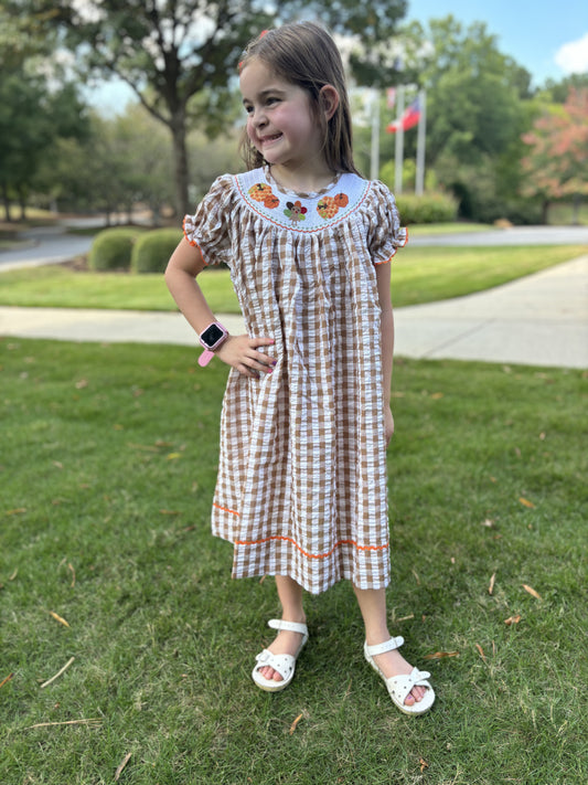 Tessa Turkey Smocked Dress