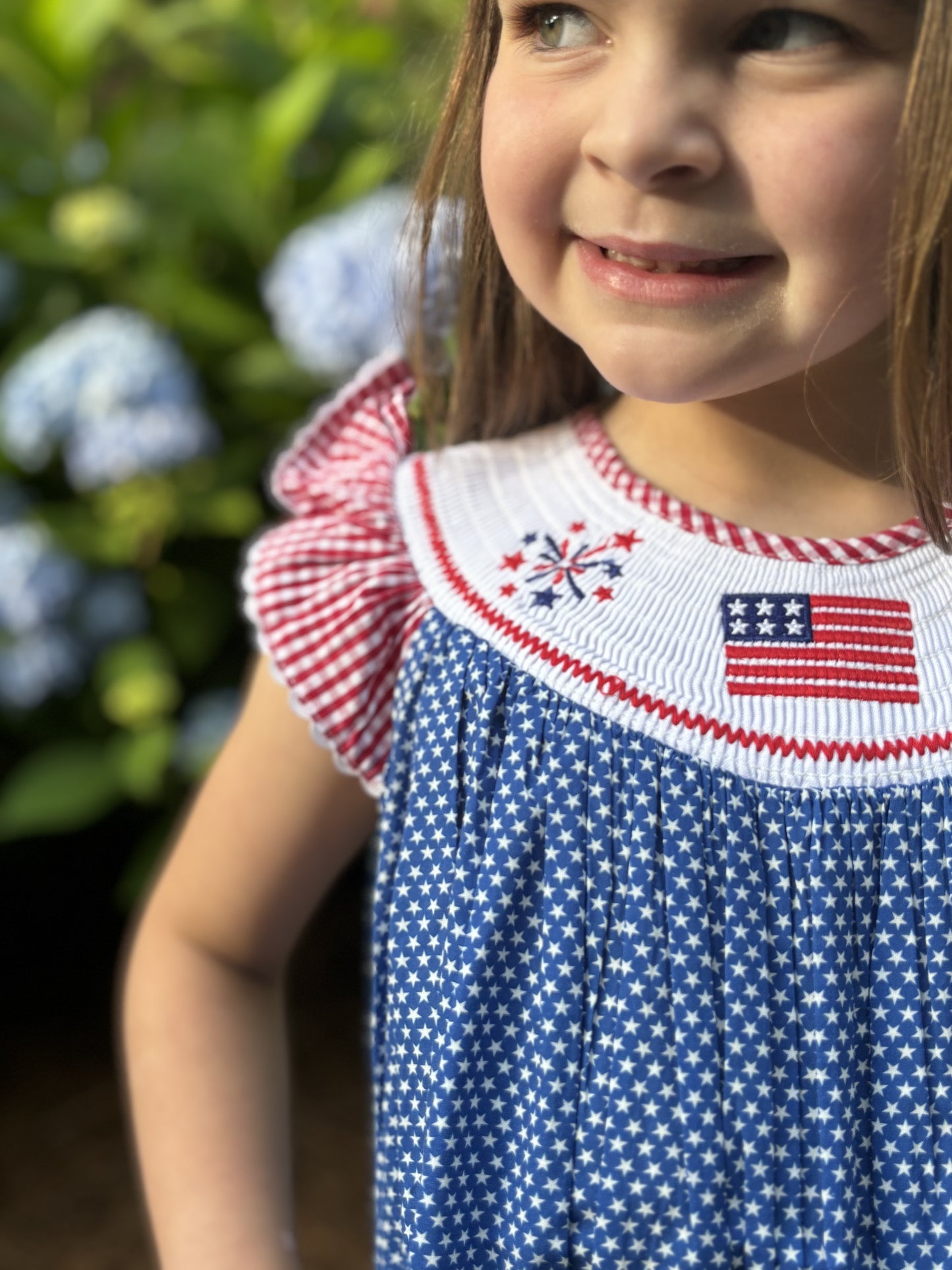 Star Spangled Smocked Dress