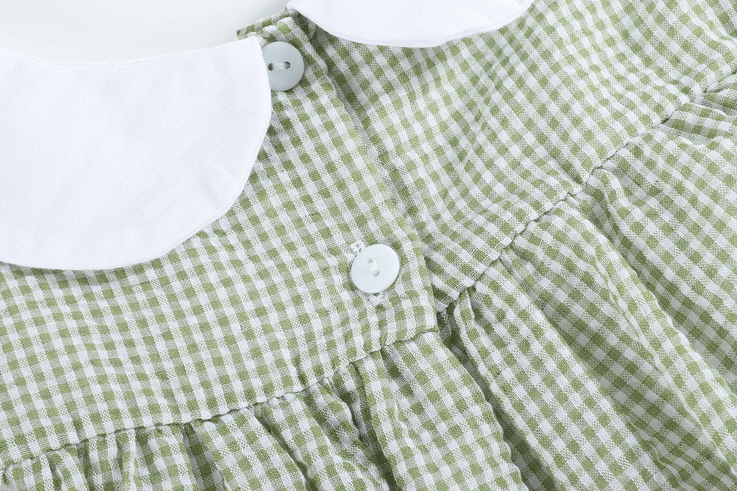 Piper Pumpkin Gingham Dress