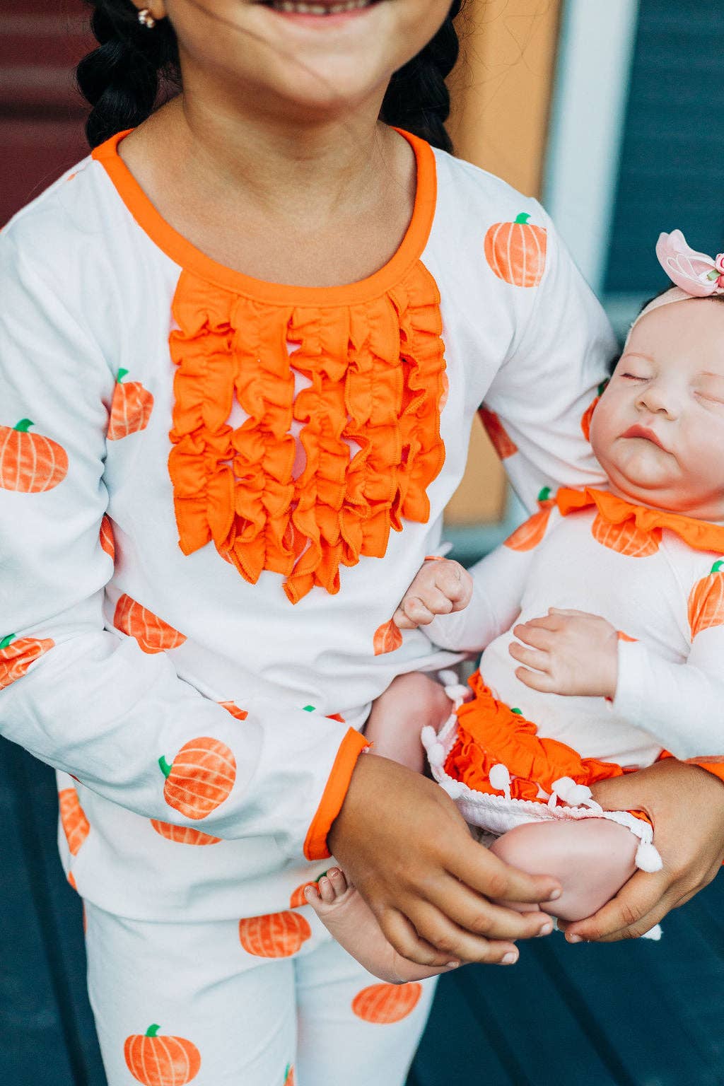 Pumpkin Dreams - Ruffle Pajamas