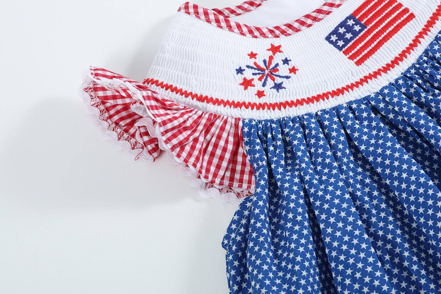 Star Spangled Smocked Dress