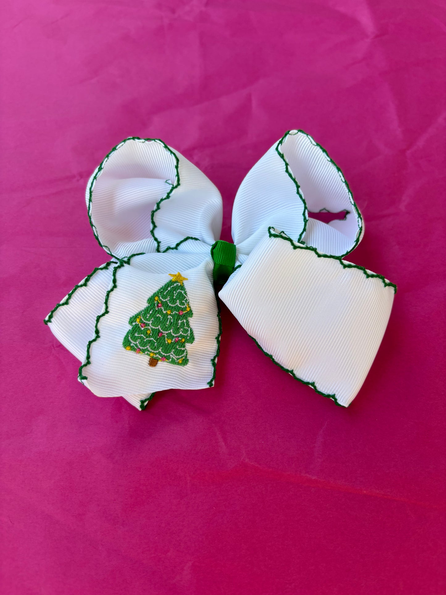 Holiday Moonstitch Bows