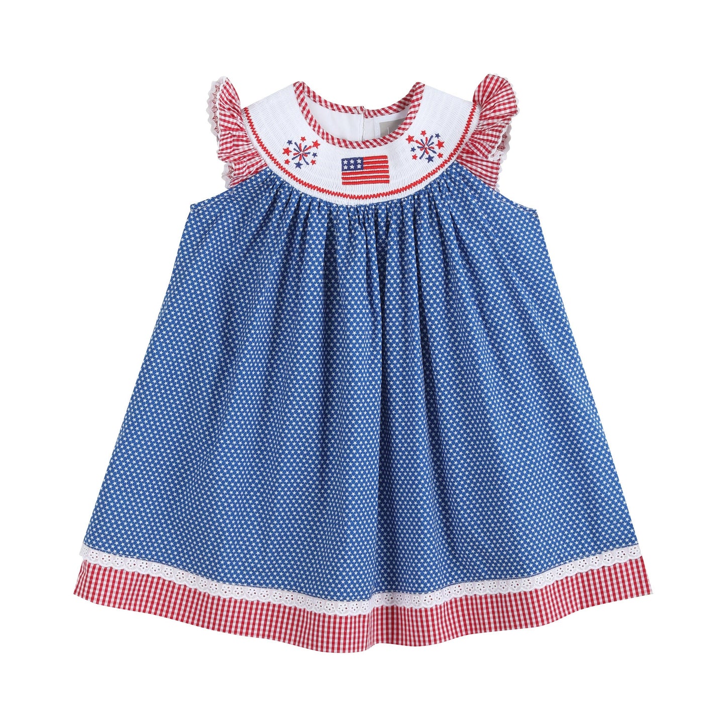 Star Spangled Smocked Dress